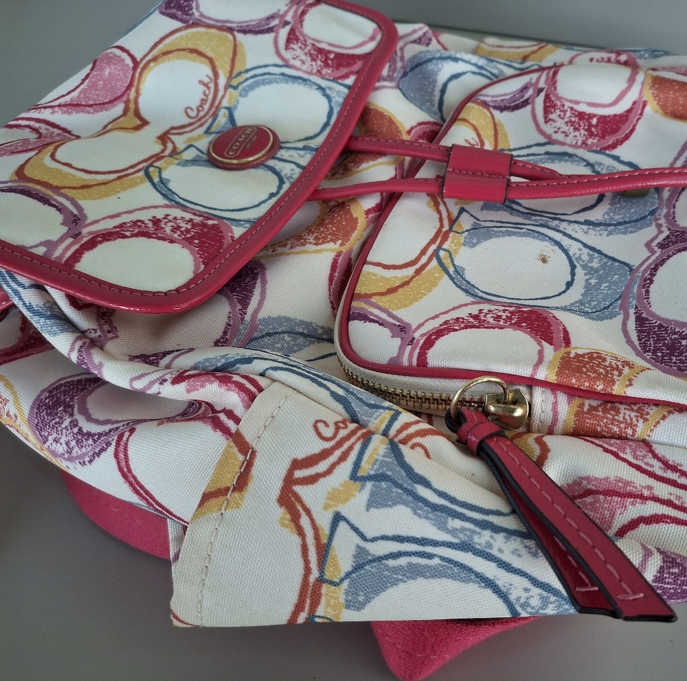 Coach Multicolor Backpack - Picture 8 of 15